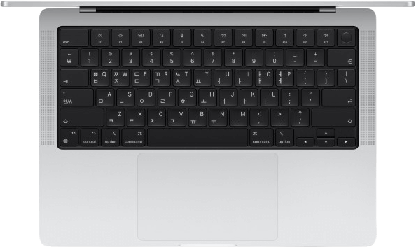 macbook-pro-14-m4-silver-keyboard