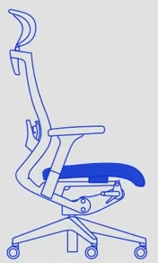 Sidiz Seat Move Front and Back